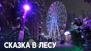 Лесной ледовый каток дарит новогоднее настроение гостям курорта под Петербургом