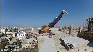 Parkour & freerunning in gaza | People Are Awesome