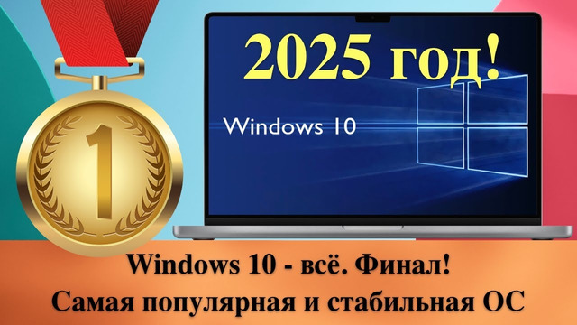 Windows 10 – всё. Финал! Самая популярная и стабильная ОС в мире до 2025 года