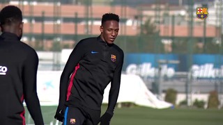 Recovery work in training for Betis game