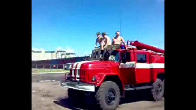 Прикол армейских пожарников