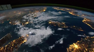 Великолепная съёмка орбиты Земли со спутника HD