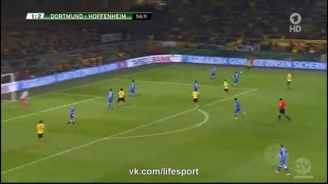 Боруссия Д 3:2 Хоффенхайм | Кубок Германии 2014/15 | 1/4 финала
