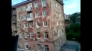 Как падают обычные дома в России