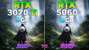 RTX 3070 Ti vs RTX 5060 – Test in 10 Games