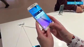 Samsung Galaxy S6 Edge- функциональность загнутого экрана и сканер отпечатка пальца