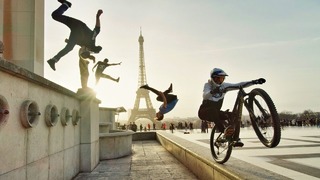 Bike Parkour Jumping from the Highest Roofs in London to Paris