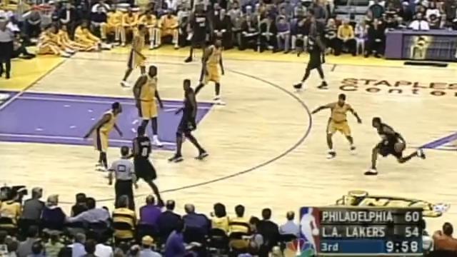 Allen Iverson vs LA Lakers: 2001 NBA Finals Game 1 – 48 points & 6 assists