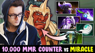 They picked 10,000 MMR COUNTER vs Miracle Troll Warlord