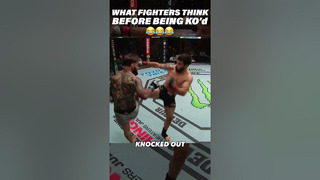 What UFC Fighters Are Thinking Before Getting Knocked Out