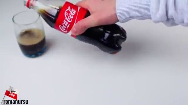 Невероятный эксперимент с coca-cola и ariel