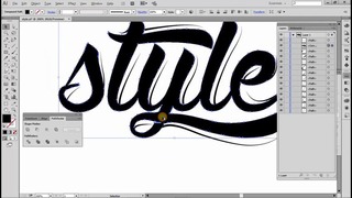 Typography Style Logo – illustrator tutorials