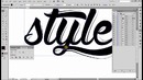 Typography Style Logo – illustrator tutorials