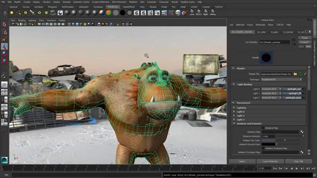 Autodesk Maya2014 RealTime Shadering