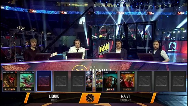DOTA2: Manila Major: Team Liquid vs Na`Vi (LB Round 3, Game 2)