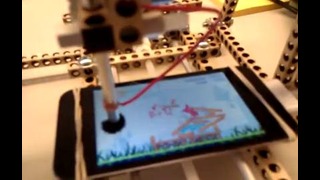 Робот играющий в Angry Birds