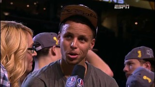 Riley Curry Celebrates Win with Father Stephen Curry