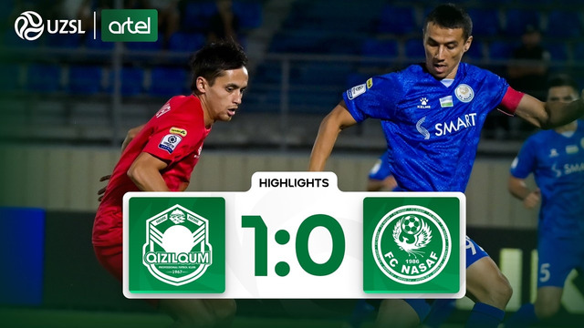 Superliga 19-tur. Qizilqum – Nasaf bahsida kiritilgan gol va xavfli vaziyatlar (Highlights)