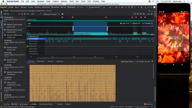Improve app performance with Android Studio Profilers (Google I O ‘18)