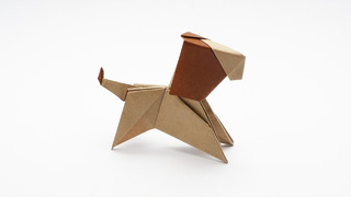 Лев Оригами | Origami Lion (Oriol Esteve)