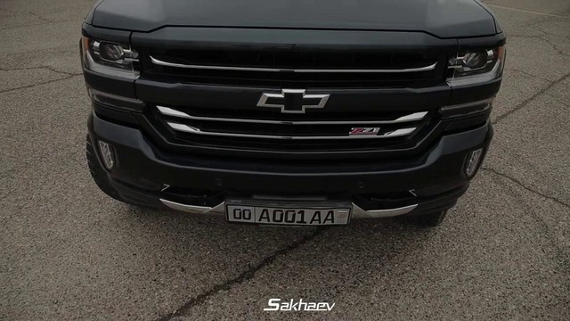 МОНСТР в Ташкенте. Chevrolet Silverado Black Widow Edition