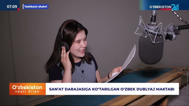 San’at darajasiga ko’tarilgan o’zbek dublyaj maktabi