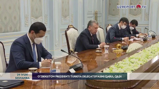 O‘zbekiston Prezidenti Turkiya delegatsiyasini qabul qildi