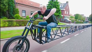 Самый длинный двухколёсный велосипед в мире