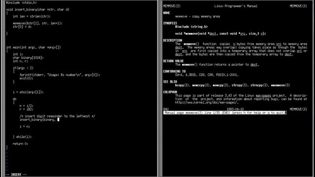 C Programming in Linux Tutorial #089 – Decimal to Binary Conversion Program