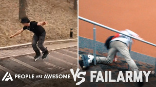 Epic Rollerblading Wins Vs. Fails & More! | People Are Awesome Vs. FailArmy