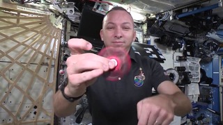 Астронавты показали трюки со спиннером на МКС