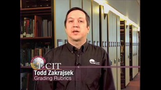 FaCIT: Grading Rubrics with Todd Zakrajsek