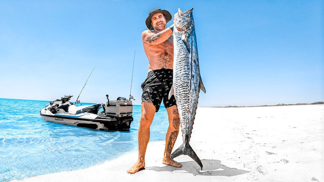 Catching Giant Mackerel To Feed My New Family