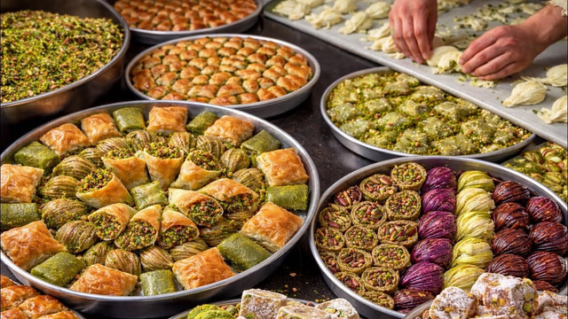 Inside a Turkish Bakery Making the Best Baklava | Street Food