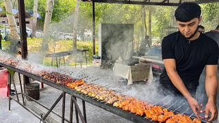 Degrez Kebab | How Uzbeks Prepare Food in the Mountains | Uzbek Cuisine