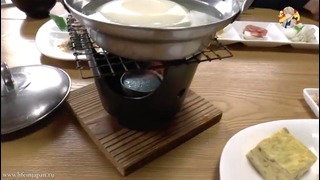 Завтрак в Отеле в Японии. Японская Кухня в Рёкане