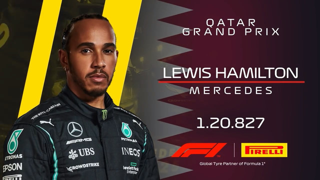Формула 1 – Лучший круг в квалификации на Гран-При Катара от Льюиса Хэмилтона (20.11.2021)