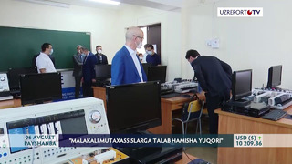 Rossiya delegatsiyasi Toshkentdagi ishsiz fuqarolarni tayyorlash markaziga tashrif buyurdi