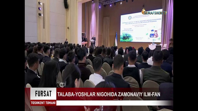 TOSHKENT TUMANI TALABA YOSHLAR NIGOHIDA ZAMONAVIY ILM FAN 26 03