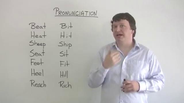 English Pronunciation – I & EE