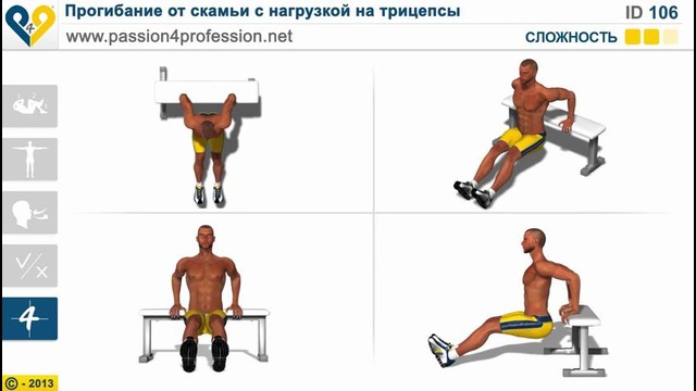 Как накачать трицепс – Отжимания от скамьи