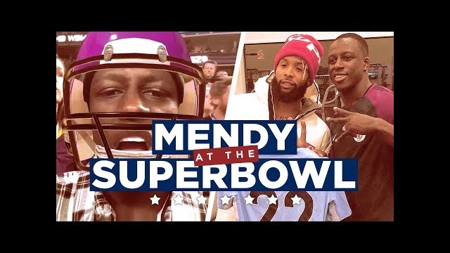 Mendy in the usa! | super bowl lii vlog