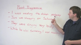 English Grammar – Past Progressive