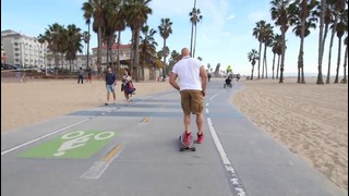 Денис Семенихин: Заезд на лонгборде по калифорнийским пляжам