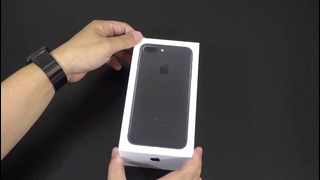 Apple iPhone 7 Plus Matte Black Unboxing