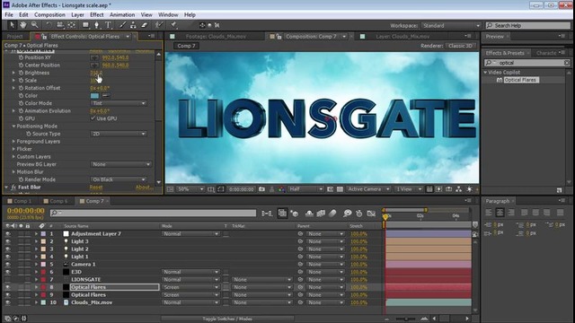 Видеоурок по After Effects/ Fancy Bevels