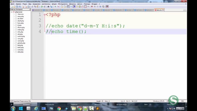 11 PHPda date funksiyasi vaqt bilan ishlash {11-DARS} – – Salohiddin Yoqubovdan PHP