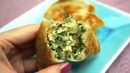 Korean Food: Garlic Chive Dumplings (부추 만두)