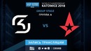 IEM Katowice 2018 – SK Gaming vs Astralis (Game 2, Mirage)