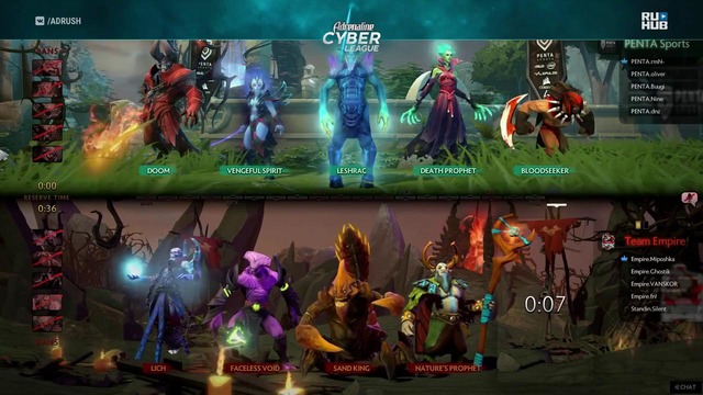 GRAND FINAL Empire vs PENTA, 30 окт. 2017 Adrenaline Сyber League, game 3[Lex, 4ce]